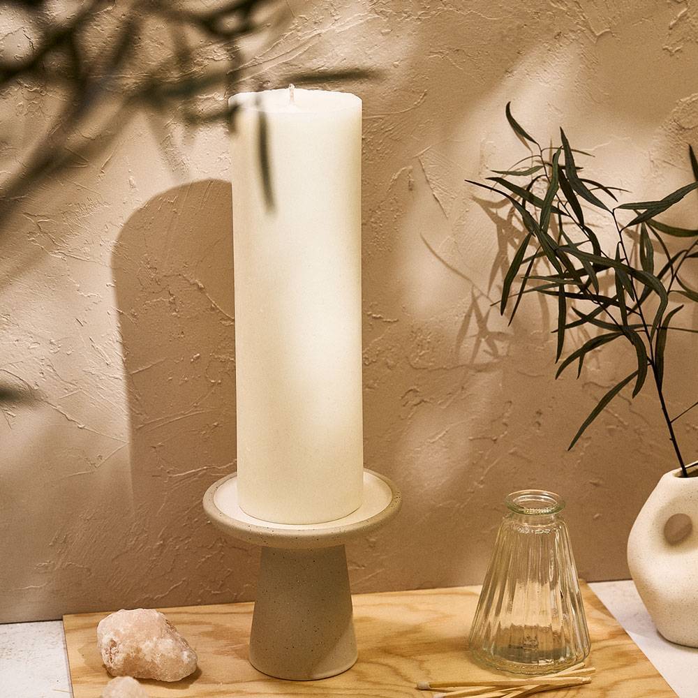 8978 Cylindrical Mould, Silicone, Large - Pillar Candle