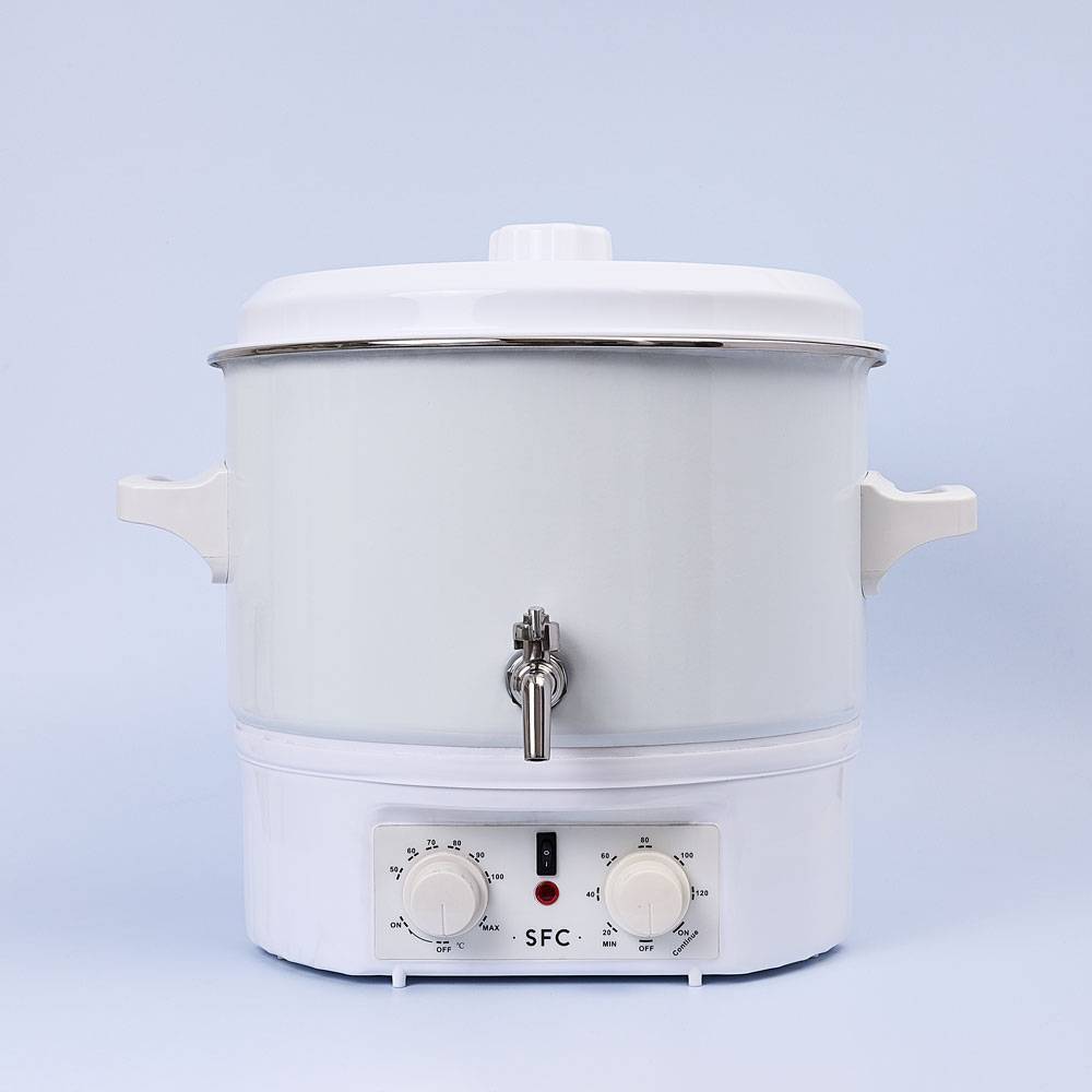 9189 SFC 16L Wax Melter - White Enamel - Front