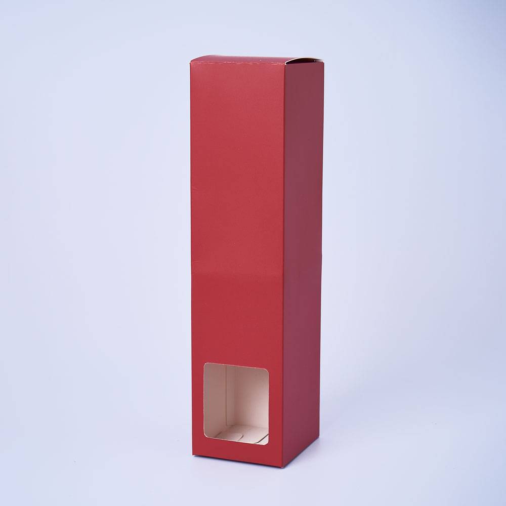 9951 Diffuser Glass Box With Window (Red) - Bag of 6