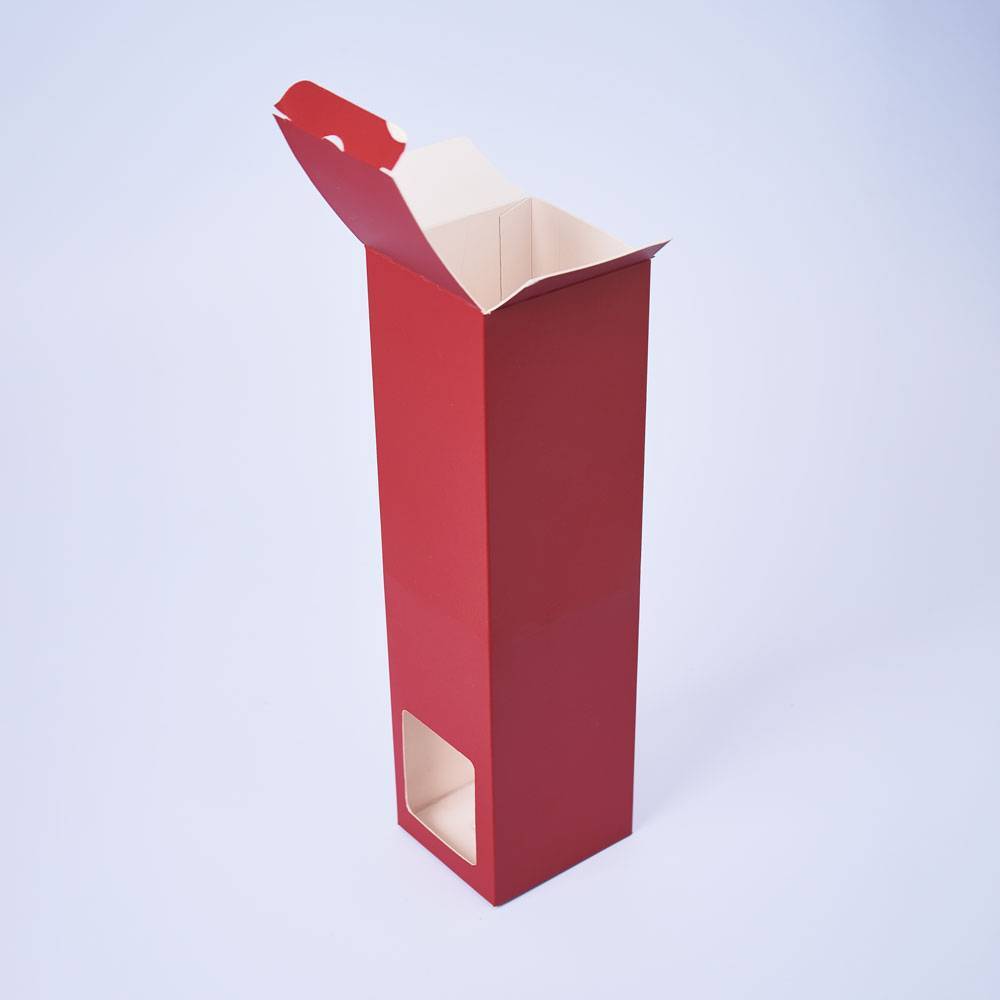 9952 Diffuser Glass Box With Window (Red) - Bag of 6