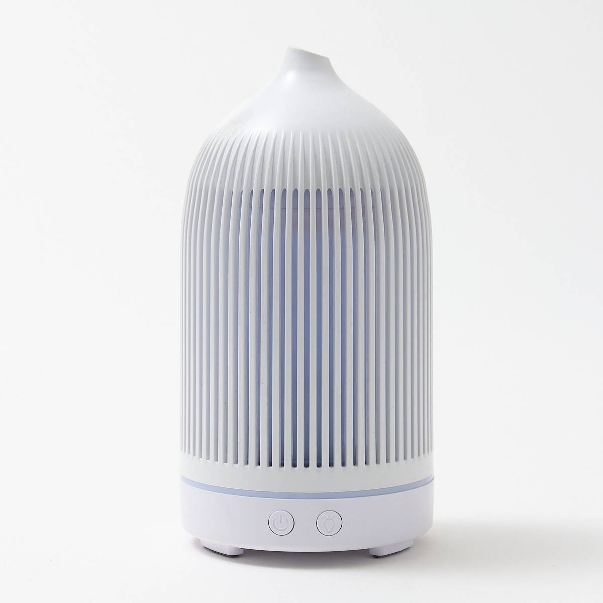 12481 Electric 150ml Plastic White Ribbed Diffuser