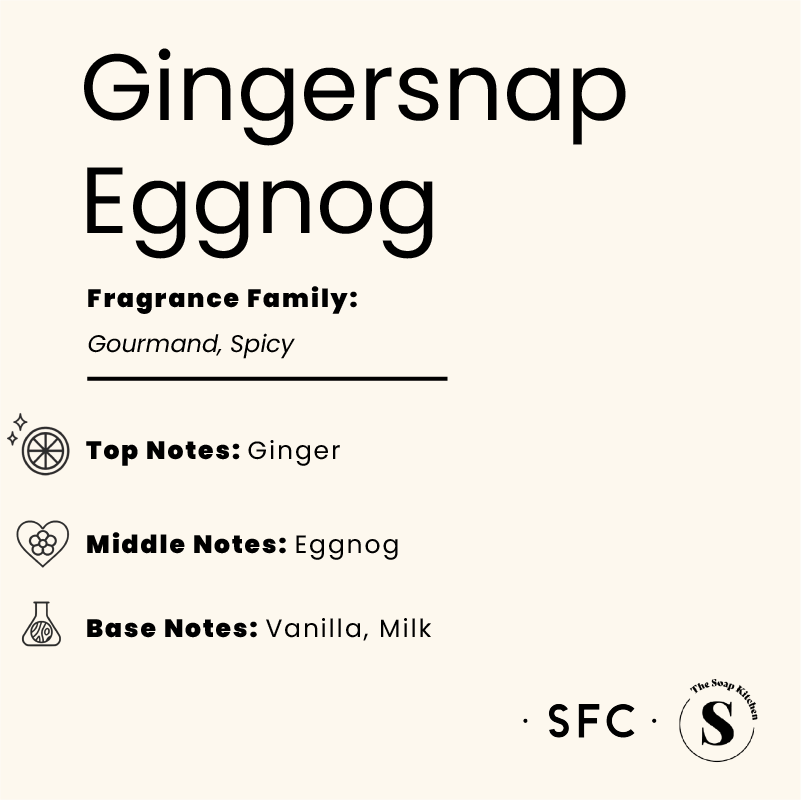 Gingersnap Eggnog Fragrance Oil Gingersnap Eggnog Fragrance Oil
