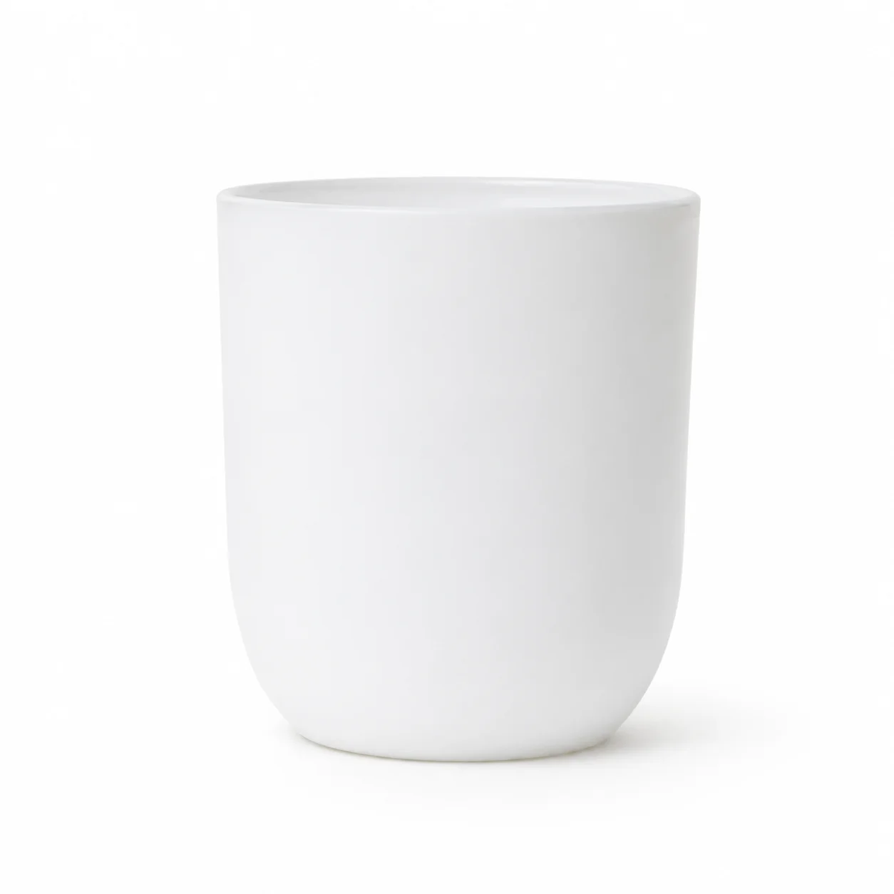20cl Matte Curved White Glass 20cl Matte Curved White Glass
