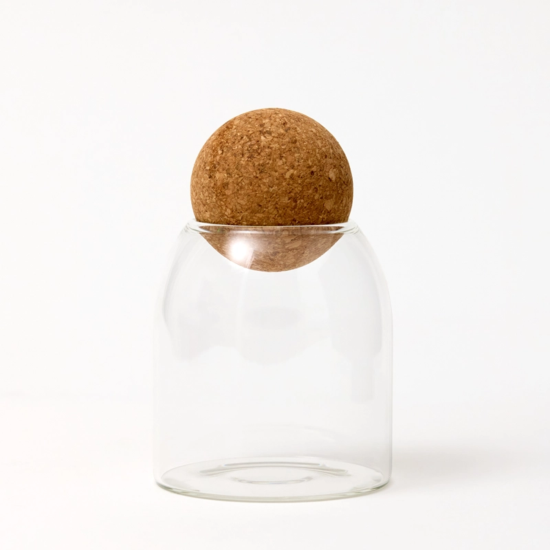 GLASS209_1_WEB Round cork glass jar
