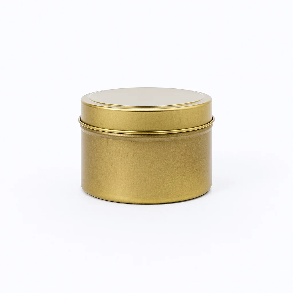 12cl Gold Candle Tins 12cl Gold Candle Tins