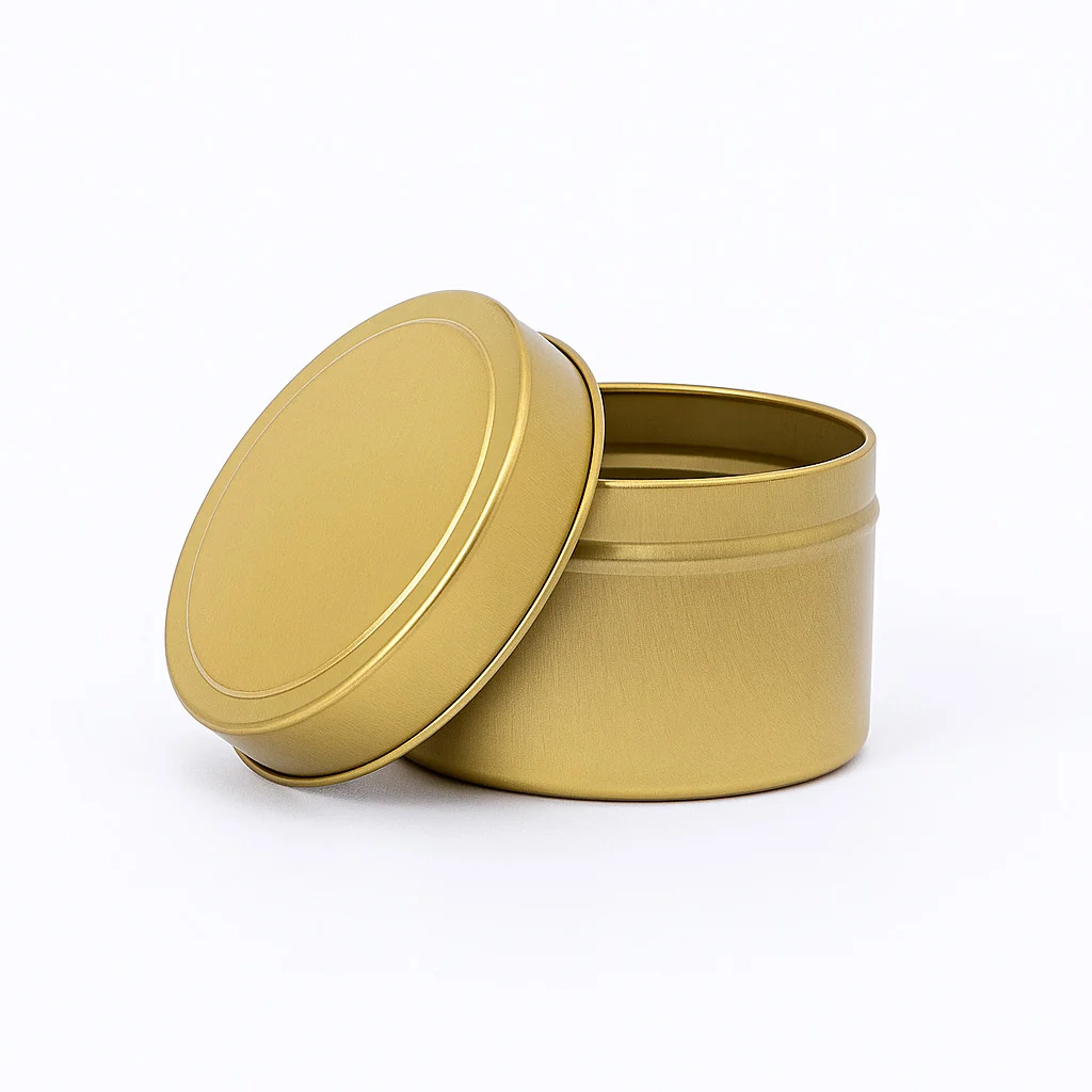 12cl Gold Candle Tins 12cl Gold Candle Tins