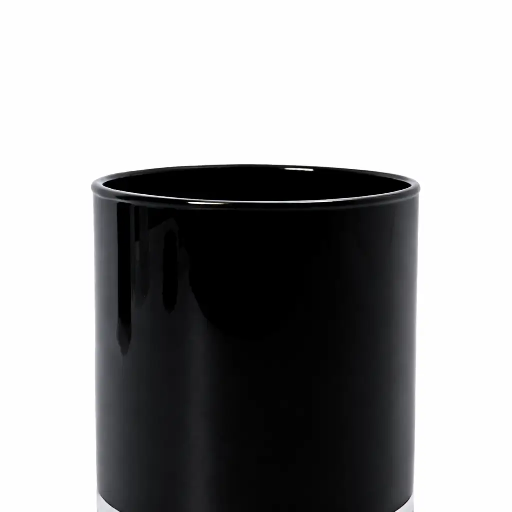 Karen 20cl Gloss Black Candle Glass Karen 20cl Gloss Black Candle Glass