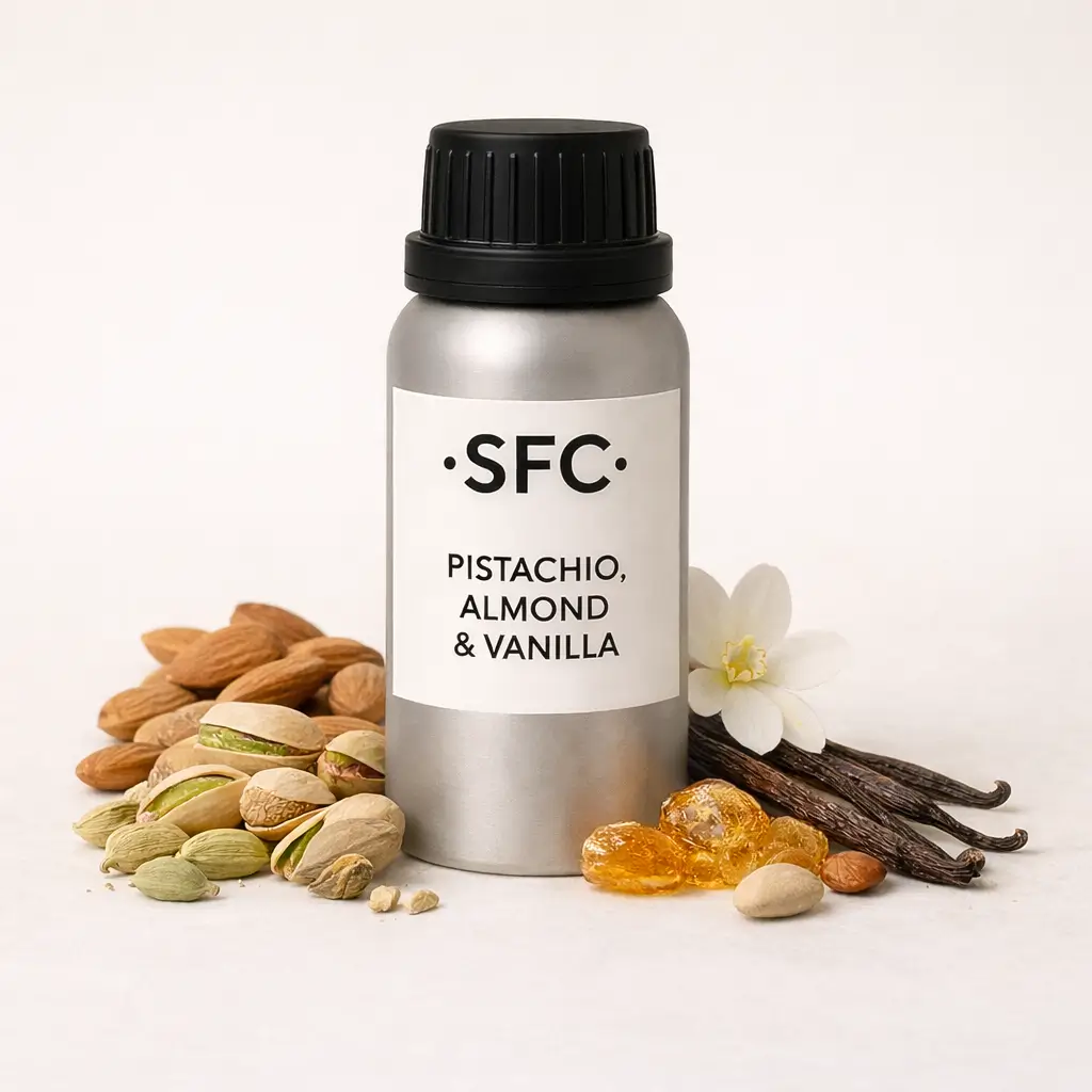Pistachio, Almond & Vanilla Fragrance Oil Pistachio, Almond & Vanilla