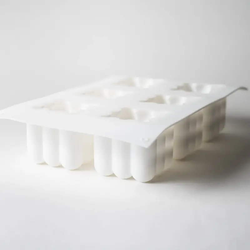 3408-800x800 Silicone Large Bubble Candle Mould - Tray of 6