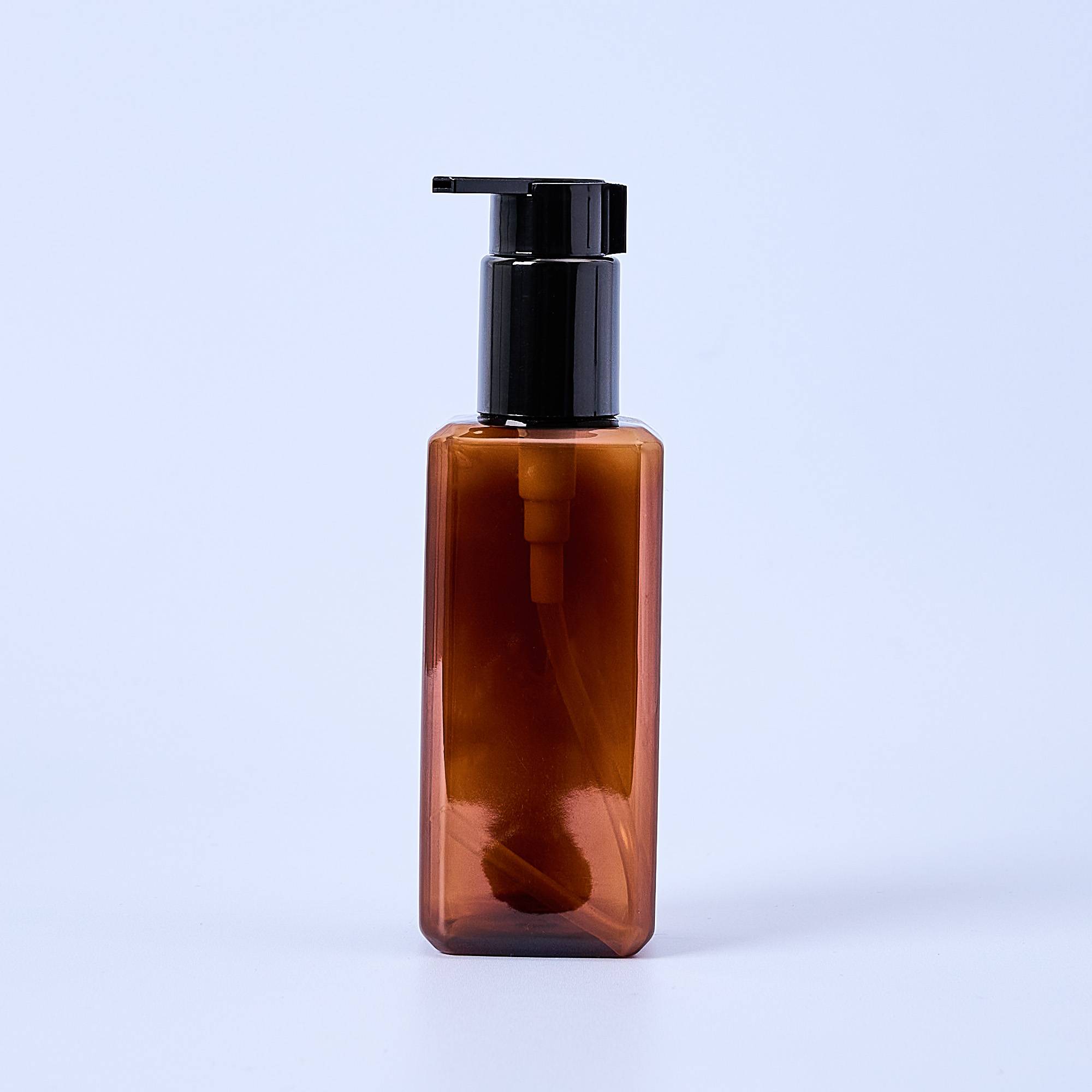 10066 200ml PET Amber Bottle With Pump - Box of 10