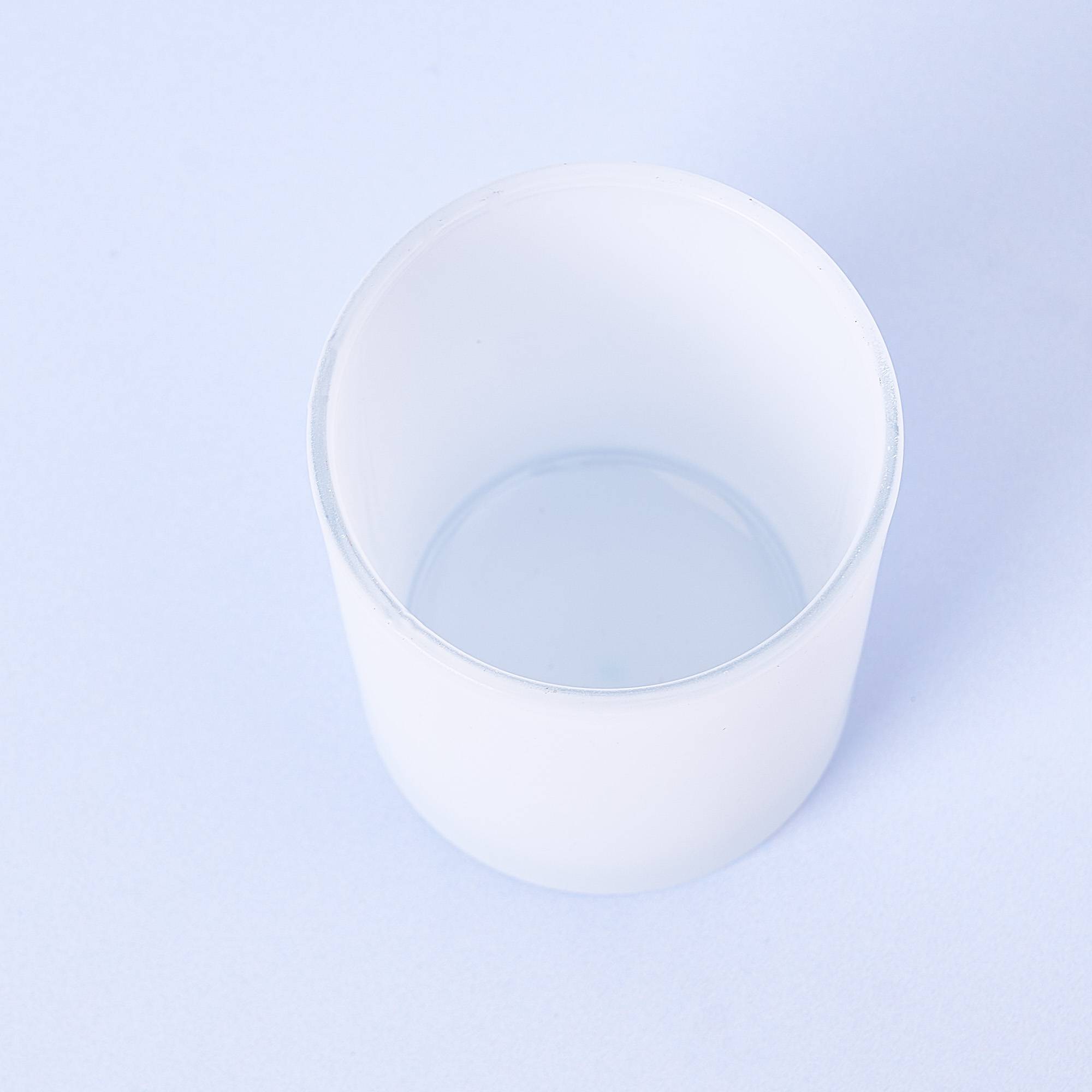 10263 20cl Matte White Candle Glass - Box of 6