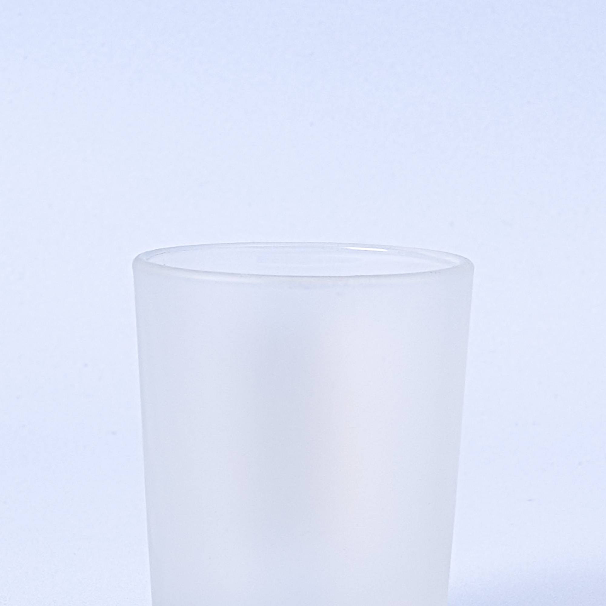 10271 9cl Frosted Candle Glass - Box of 6