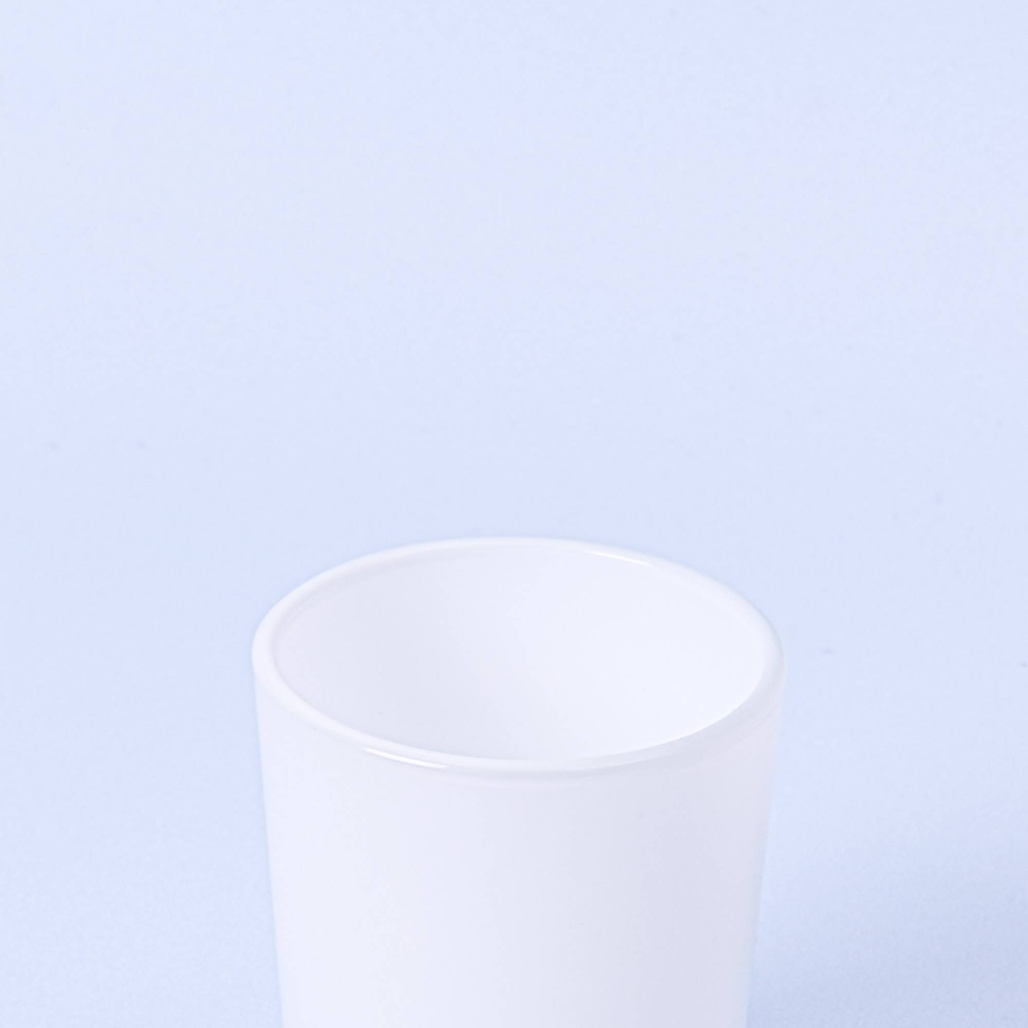10282 9cl Gloss White Candle Glass - Box of 6