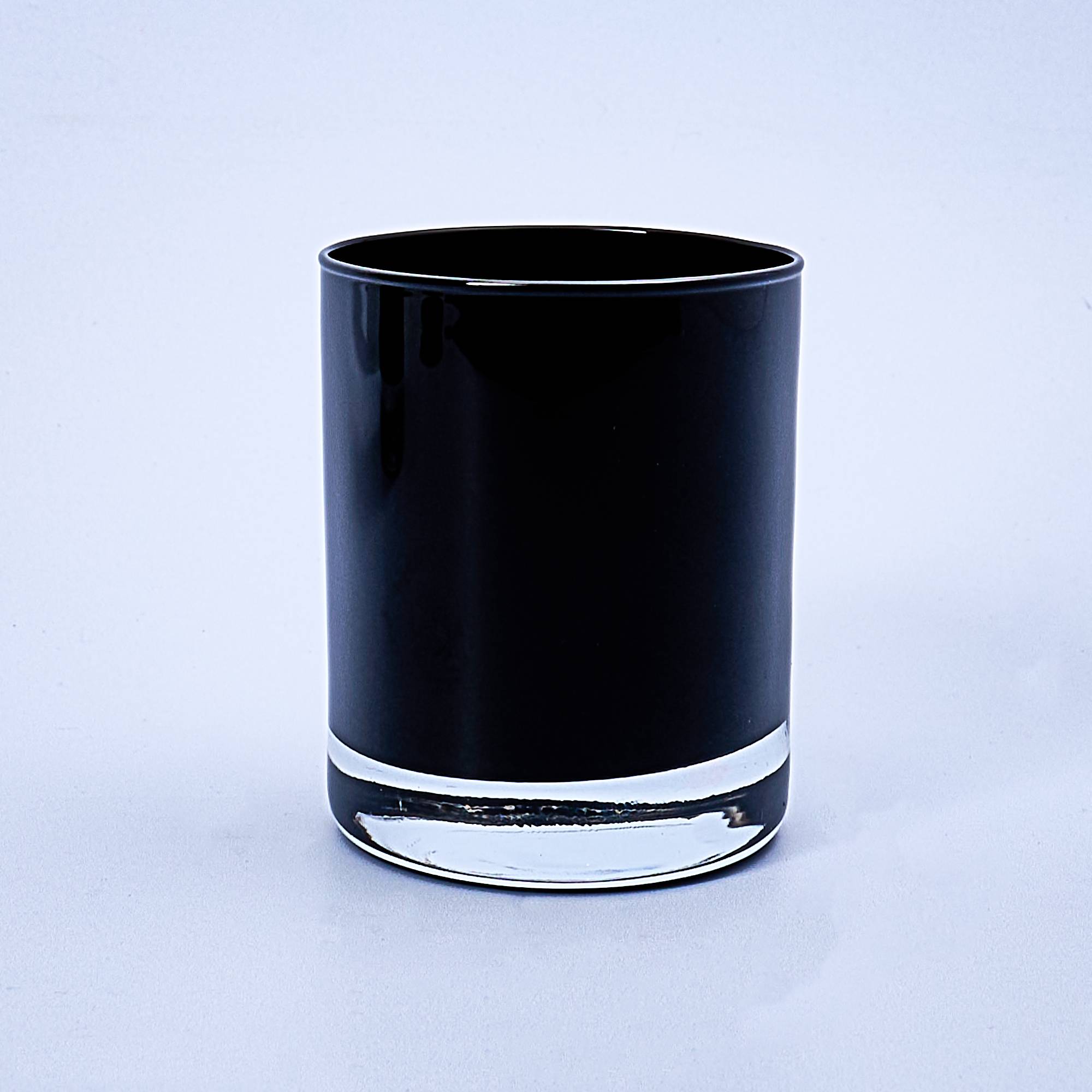 10996 20cl Gloss Black Candle Glass - Box of 12