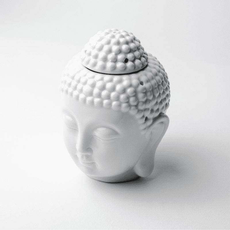 3457 Prince Buddha Burner White