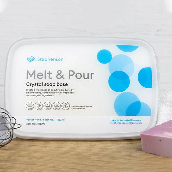 7138 SLS Free White Melt & Pour Soap Base