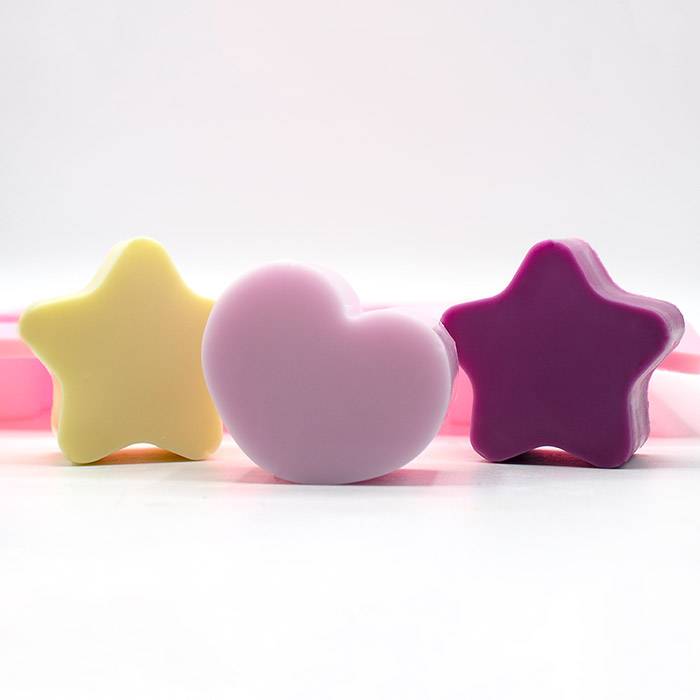 9264 Hearts & Stars Mould, Silicone, Set of 8 - Product