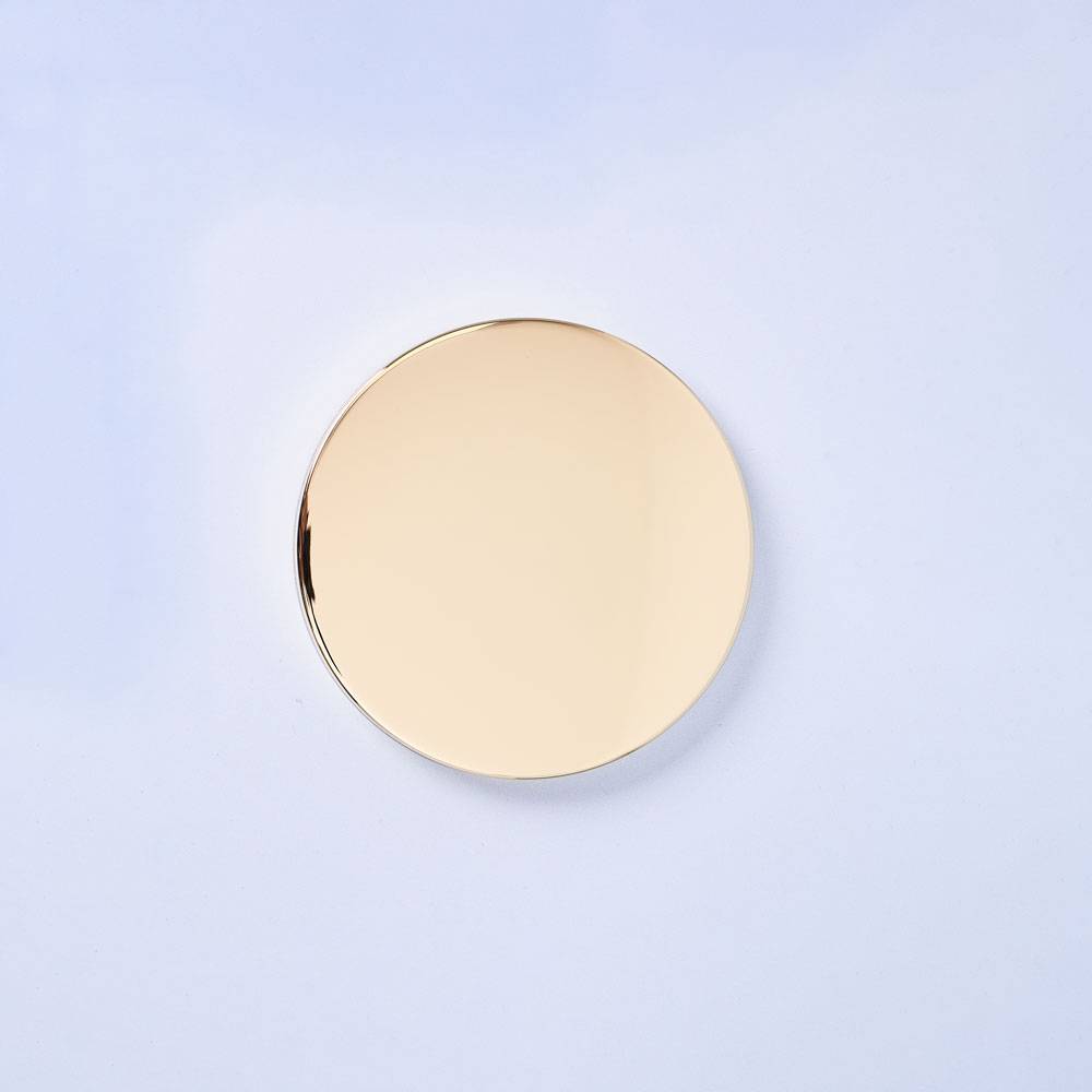 9430 20cl Steel Gold Candle Lid - Box of 6