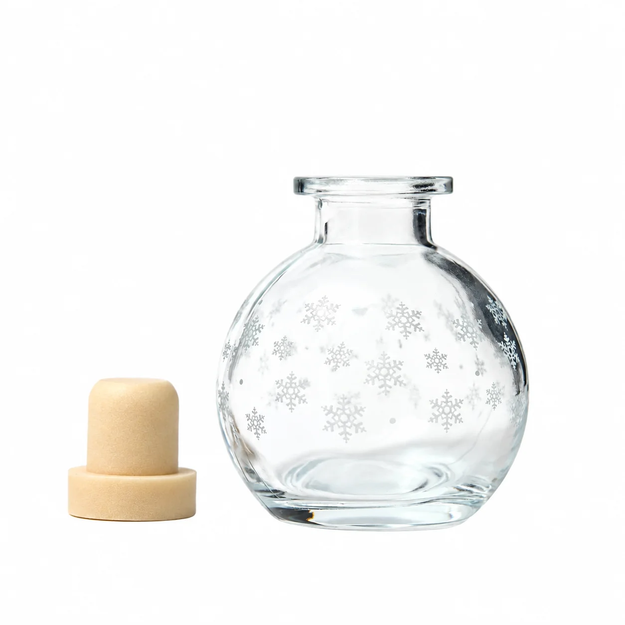 100ml Christmas Snowflake Round Clear Diffuser 100ml Christmas Snowflake Round Clear Diffuser