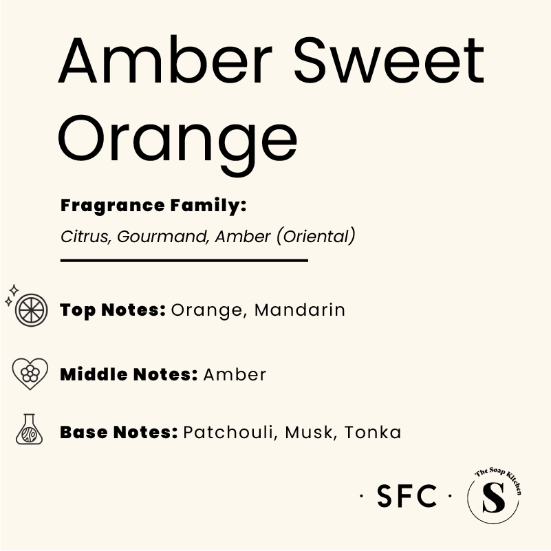 Amber Sweet Orange Fragrance Oil V2 Amber & Sweet Orange Fragrance Oil
