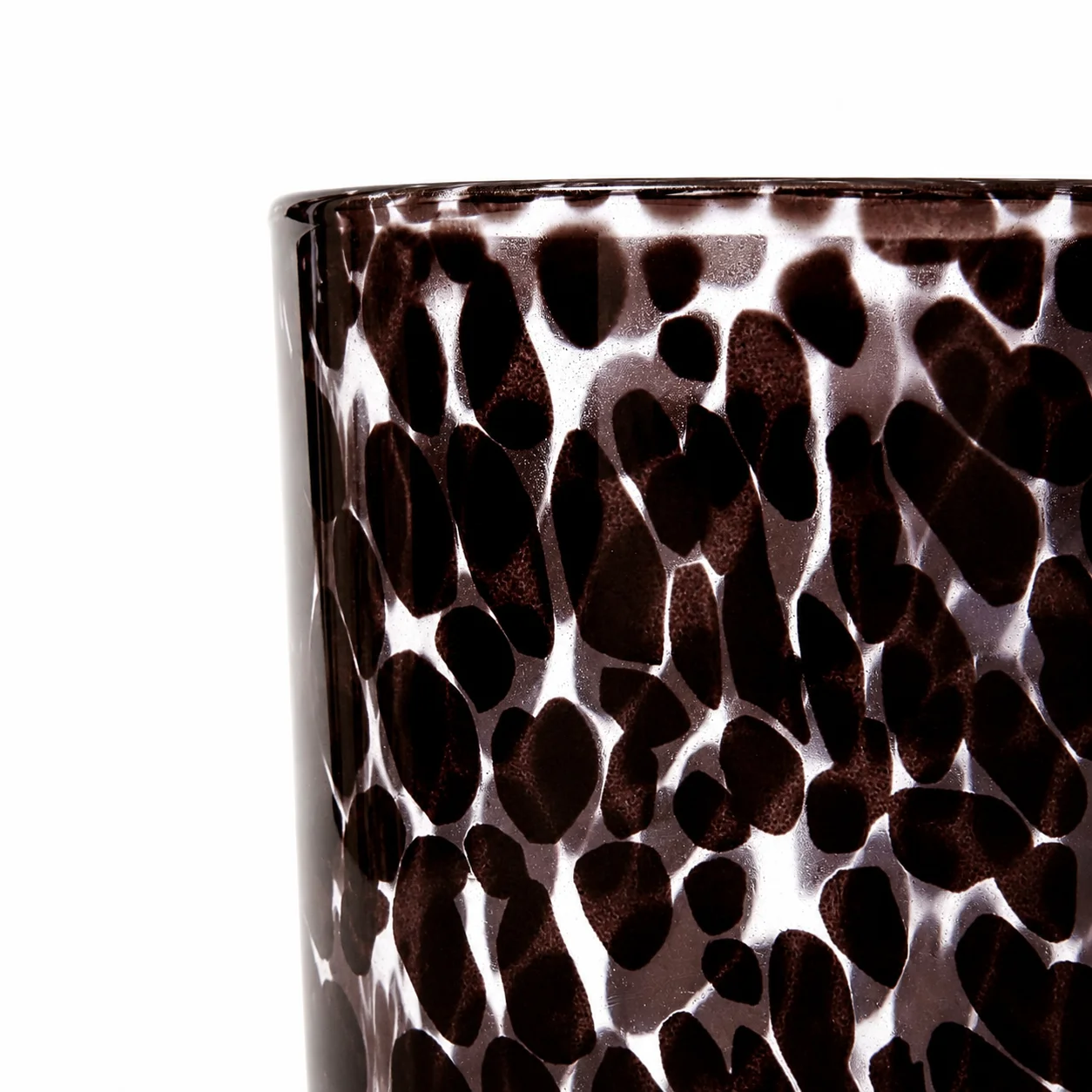30cl Black Tort Curved Candle Glass 30cl Black Tort Curved Candle Glass