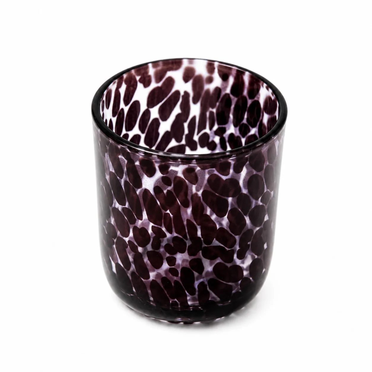 30cl Black Tort Curved Candle Glass 30cl Black Tort Curved Candle Glass