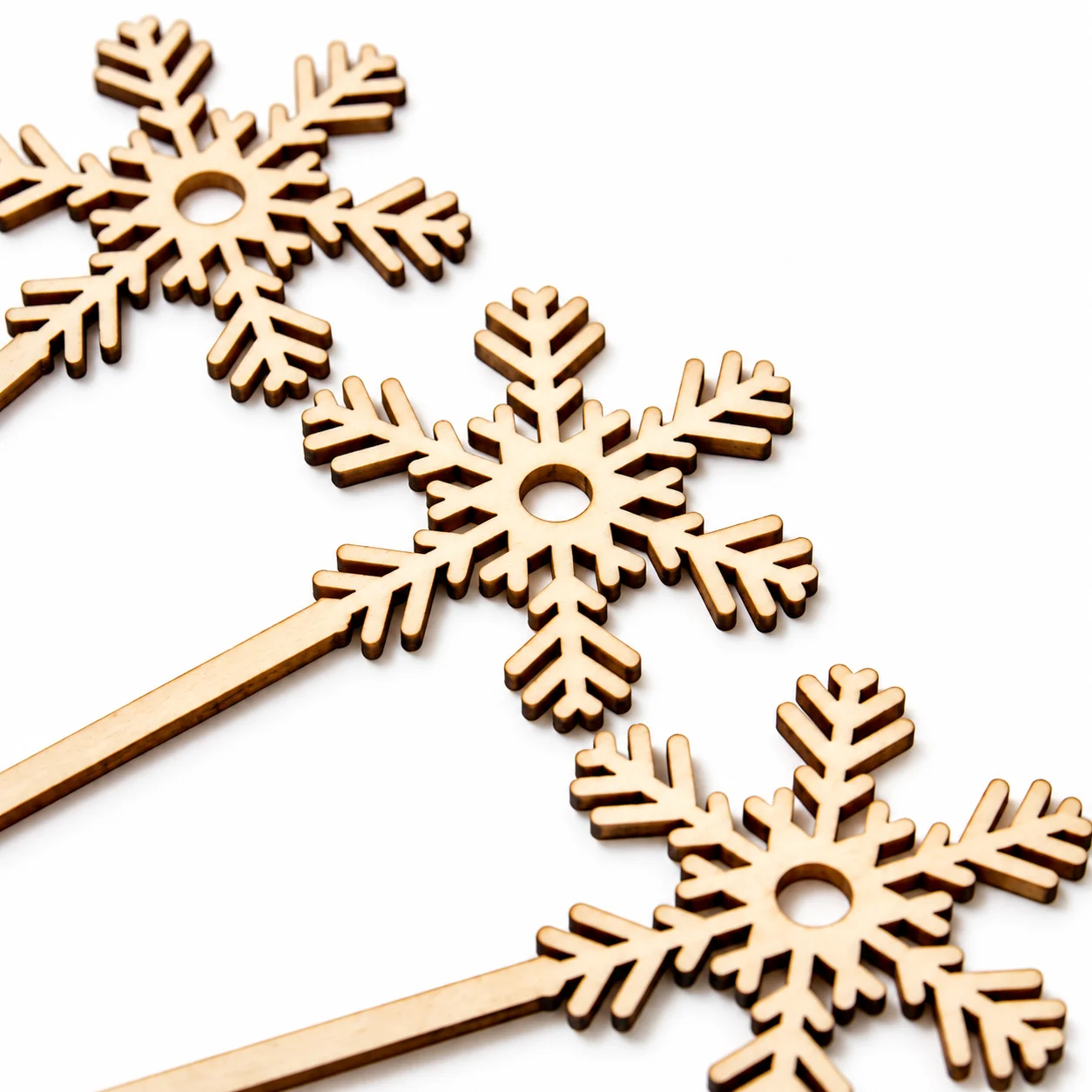Christmas Snowflake Wooden Reeds Christmas Snowflake Wooden Reeds