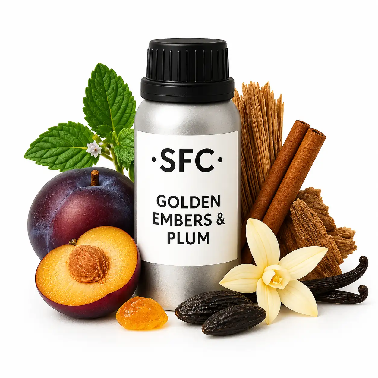 Golden Embers & Plum Fragrance Oil Golden Embers & Plum Fragrance Oil