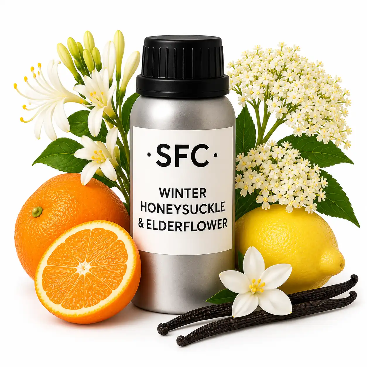 Winter Honeysuckle & Elderflower Fragrance Oil Winter Honeysuckle & Elderflower Fragrance Oil