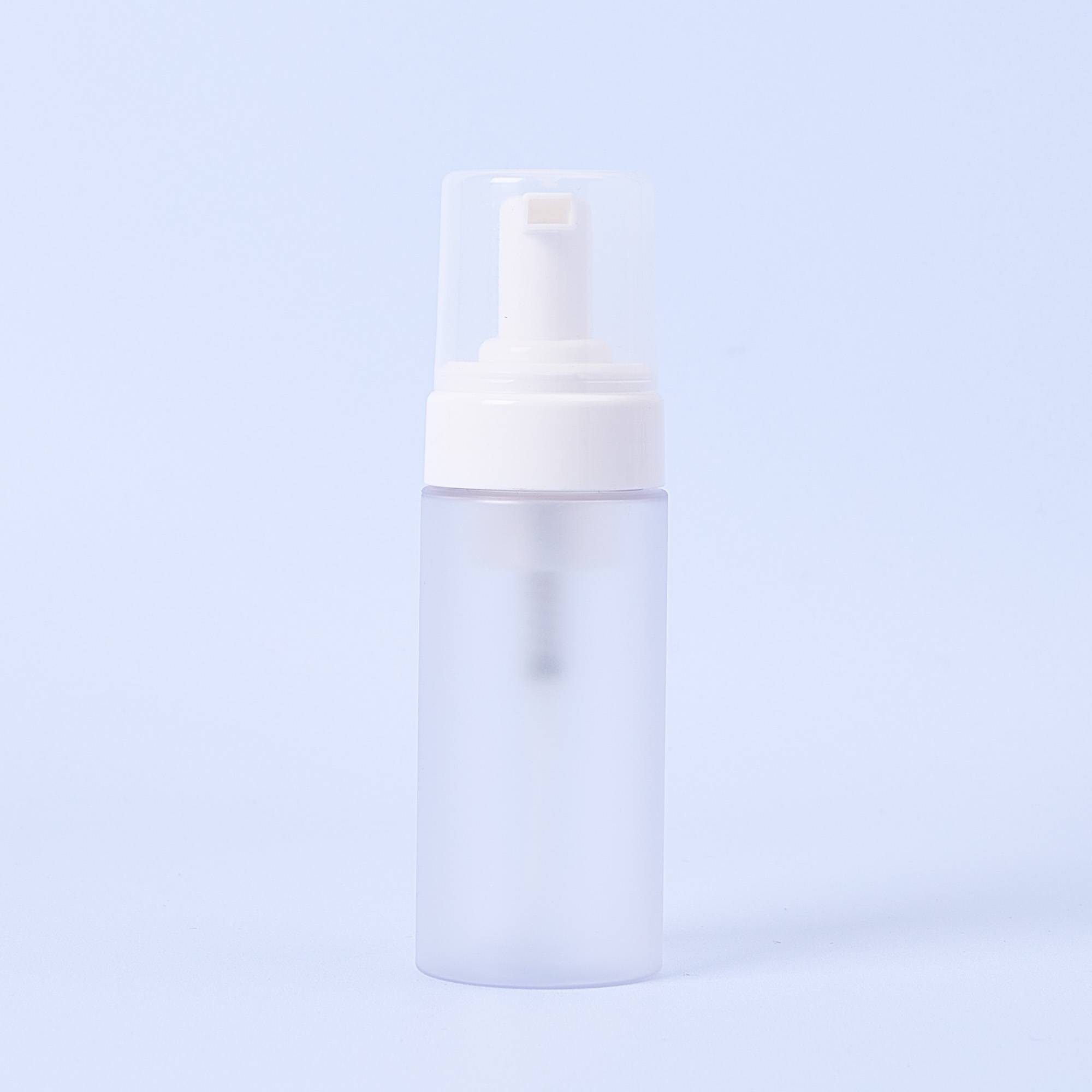 10096 120ml PET Frosted Bottle With White Foam Pump - Box of 10