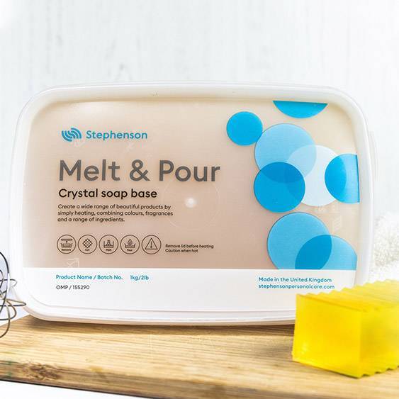 7066 Stephenson Crystal OMP Organic Melt & Pour Soap Base