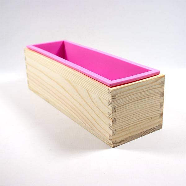 9132 Wooden Soap Mould with Silicone Lining