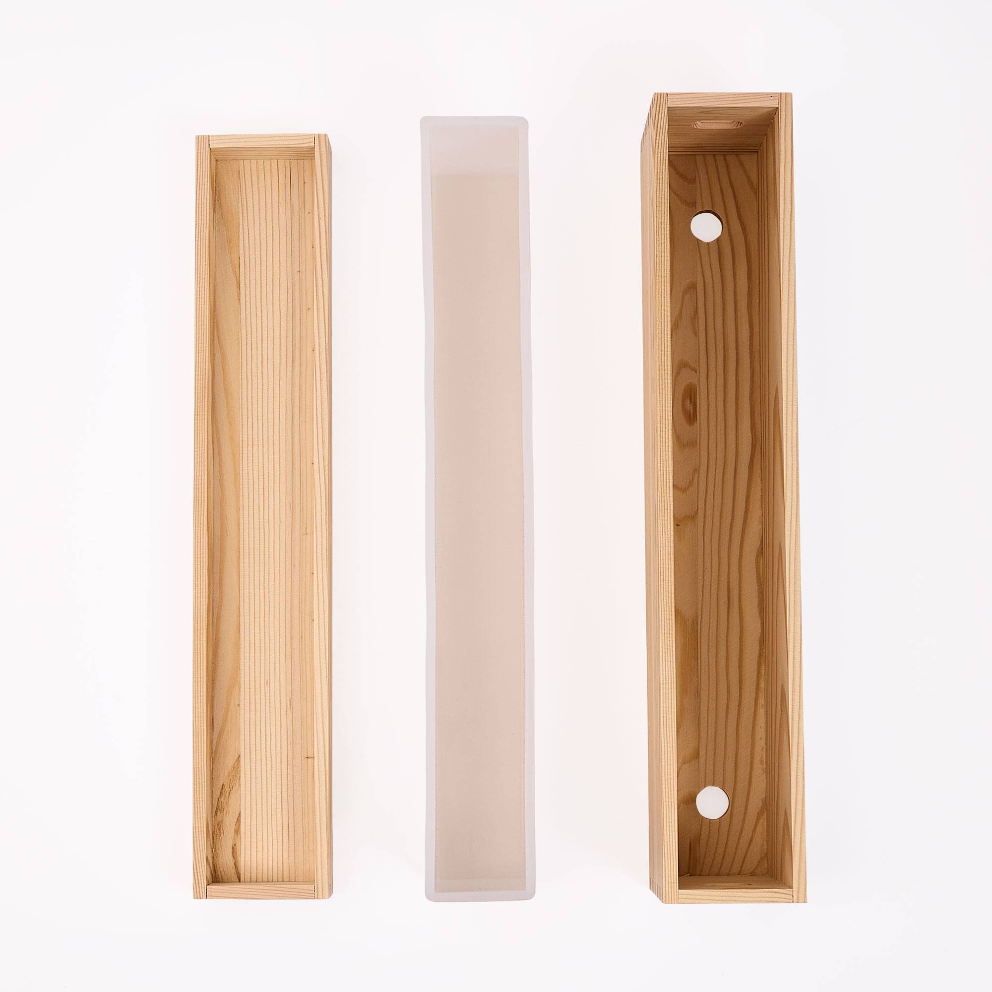 9376 Soap Mould with Silicone Lining, 2kg, Tall & Skinny