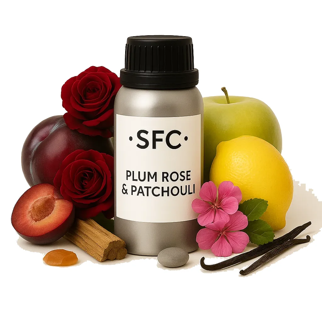 Plum Rose & Patchouli Fragrance Oil Plum Rose & Patchouli Fragrance Oil