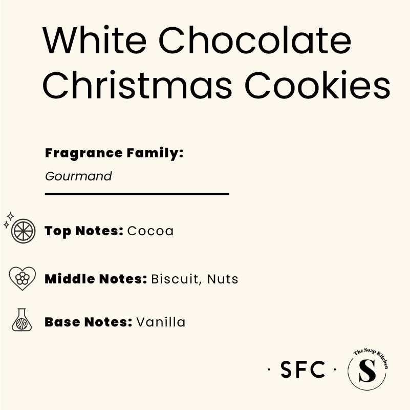 White Chocolate Christmas Cookies Fragrance Oil White Chocolate Christmas Cookies Fragrance Oil