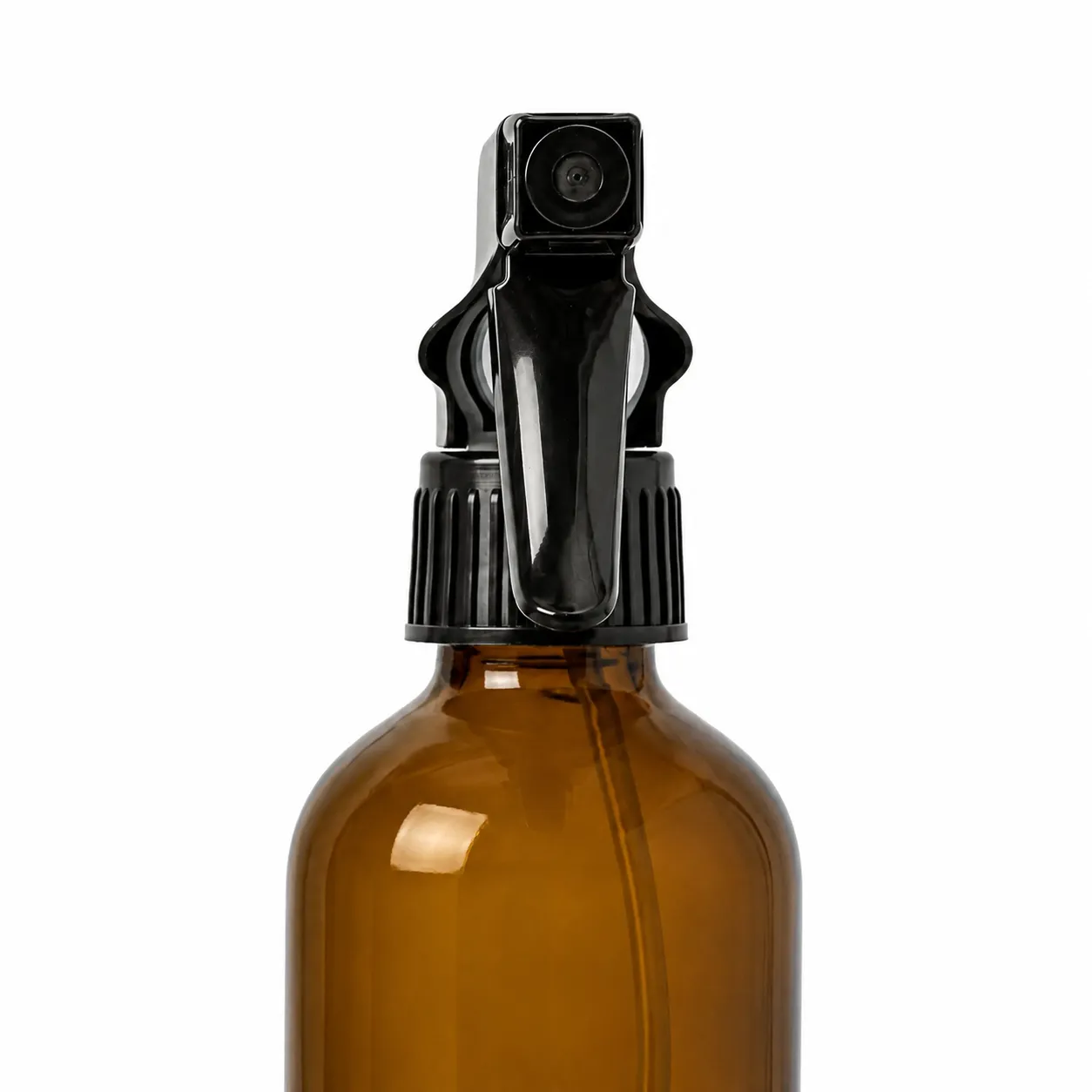 PKSPRAY-10 240ml Amber Glass Bottle with Black Trigger spray. PKSPRAY-10 240ml Amber Glass Bottle with Black Trigger spray.