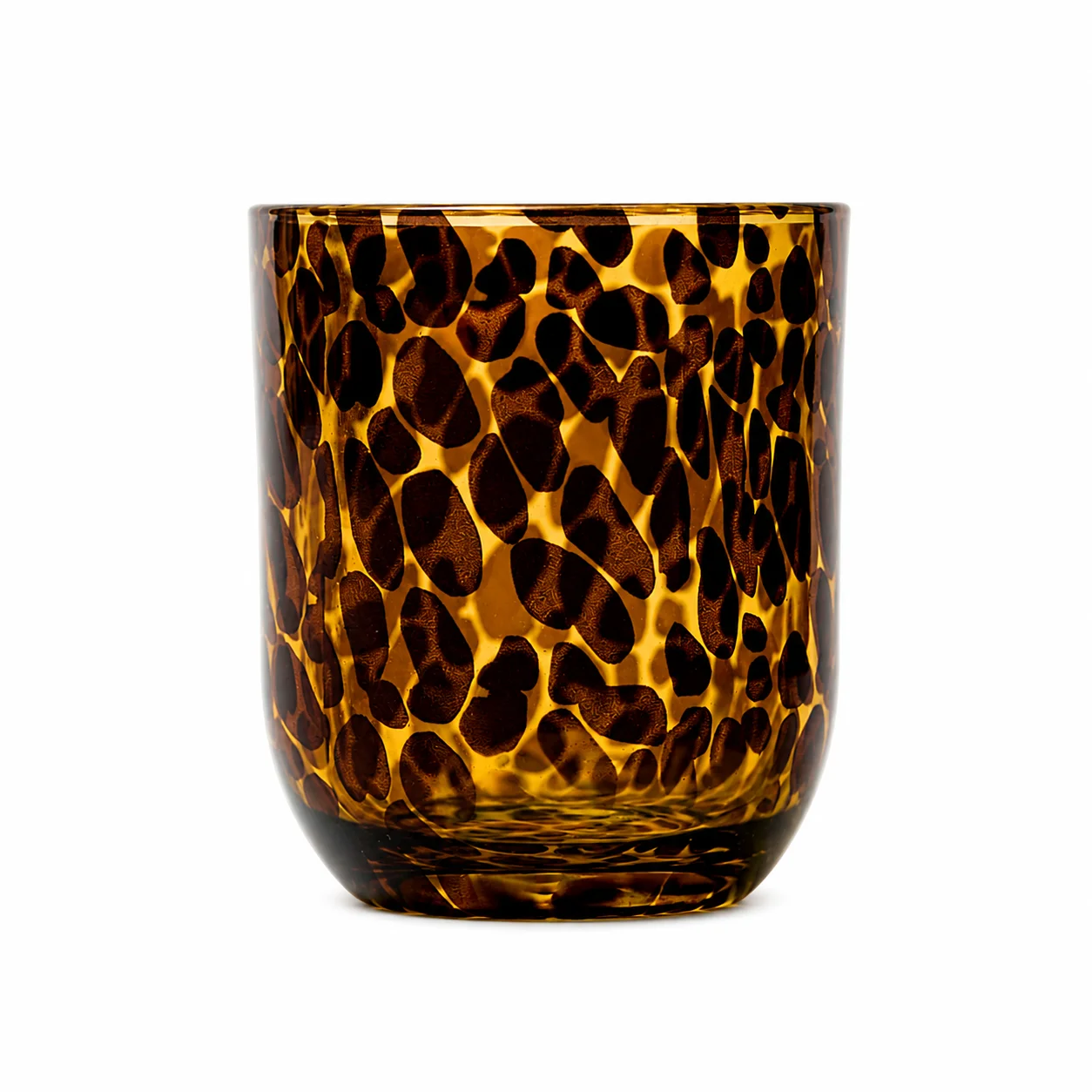 20cl Brown Tort Curved Candle Glass 20cl Brown Tort Curved Candle Glass