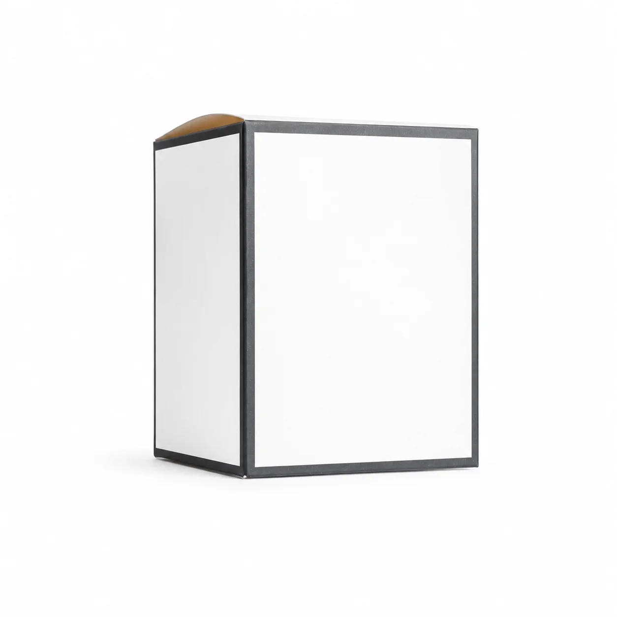 20cl White Candle Box with Black Rim 20cl White Candle Box with Black Rim