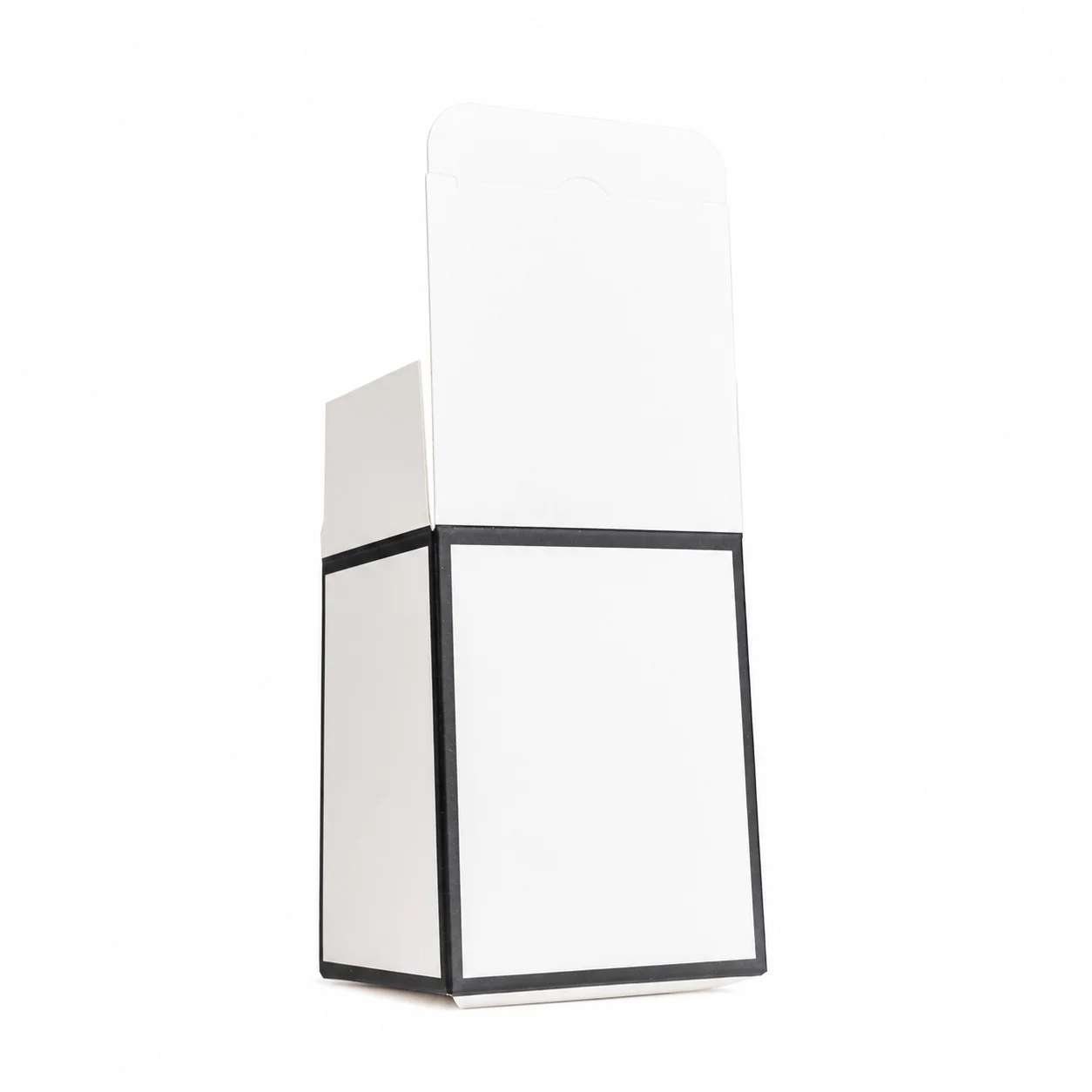 20cl White Candle Box with Black Rim 20cl White Candle Box with Black Rim