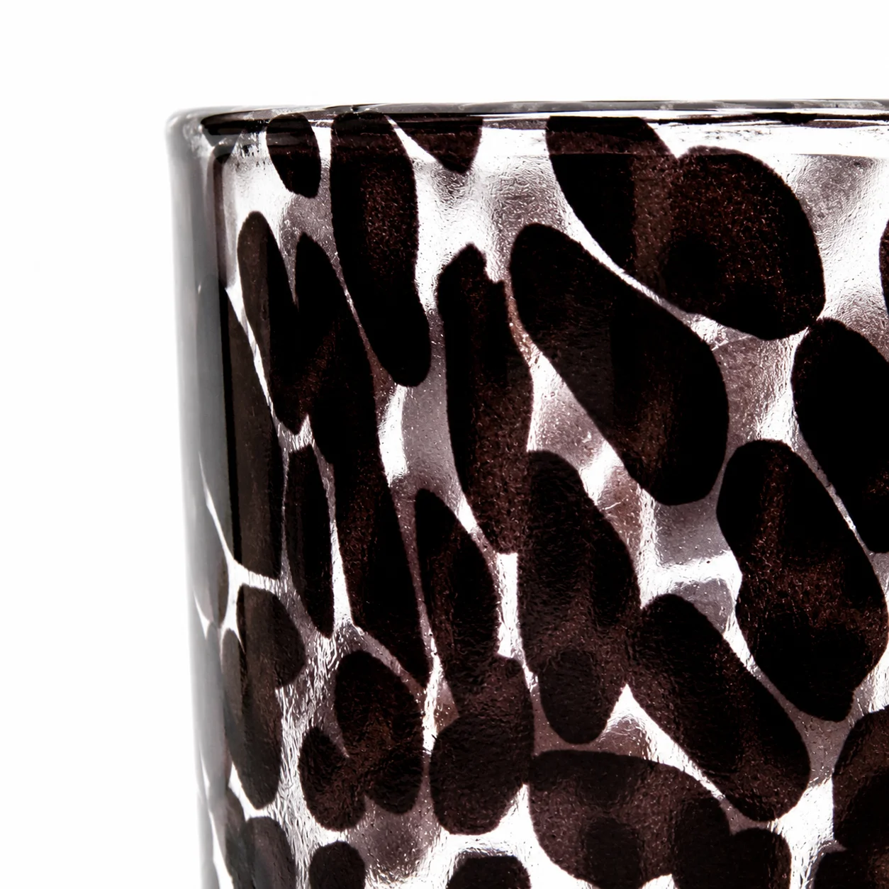 20cl Black Tort Curved Candle Glass 20cl Black Tort Curved Candle Glass