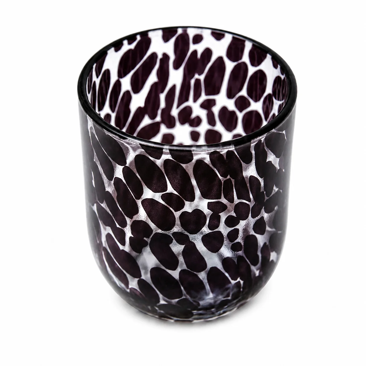 20cl Black Tort Curved Candle Glass 20cl Black Tort Curved Candle Glass