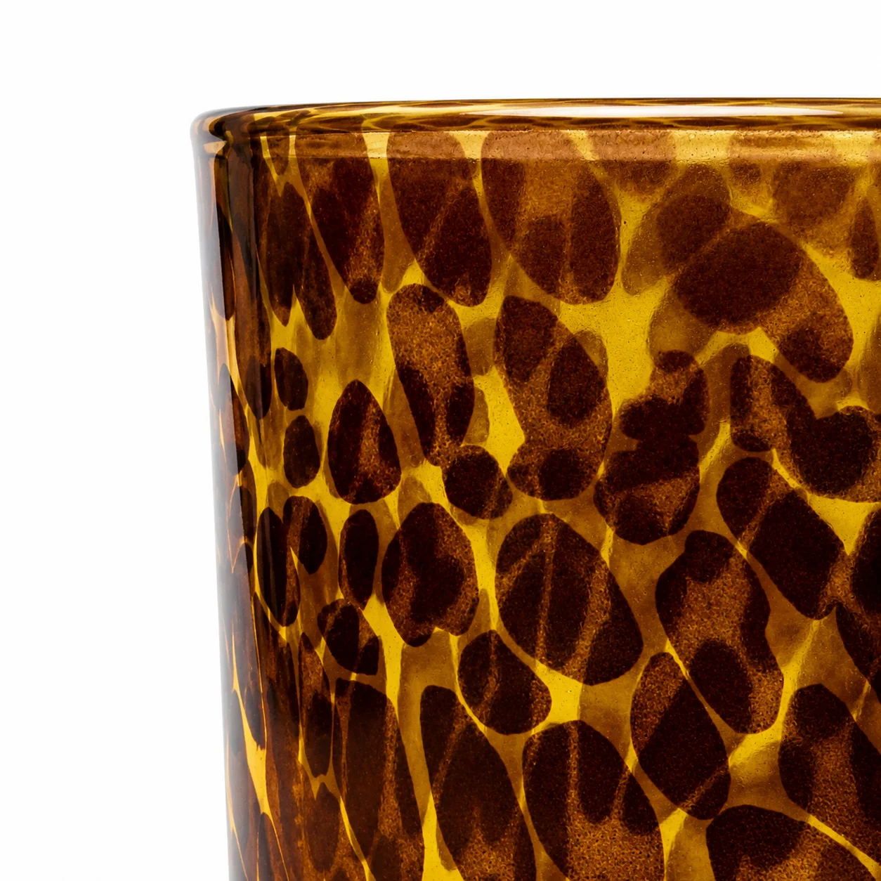 30cl Brown Tort Curved Candle Glass 30cl Brown Tort Curved Candle Glass