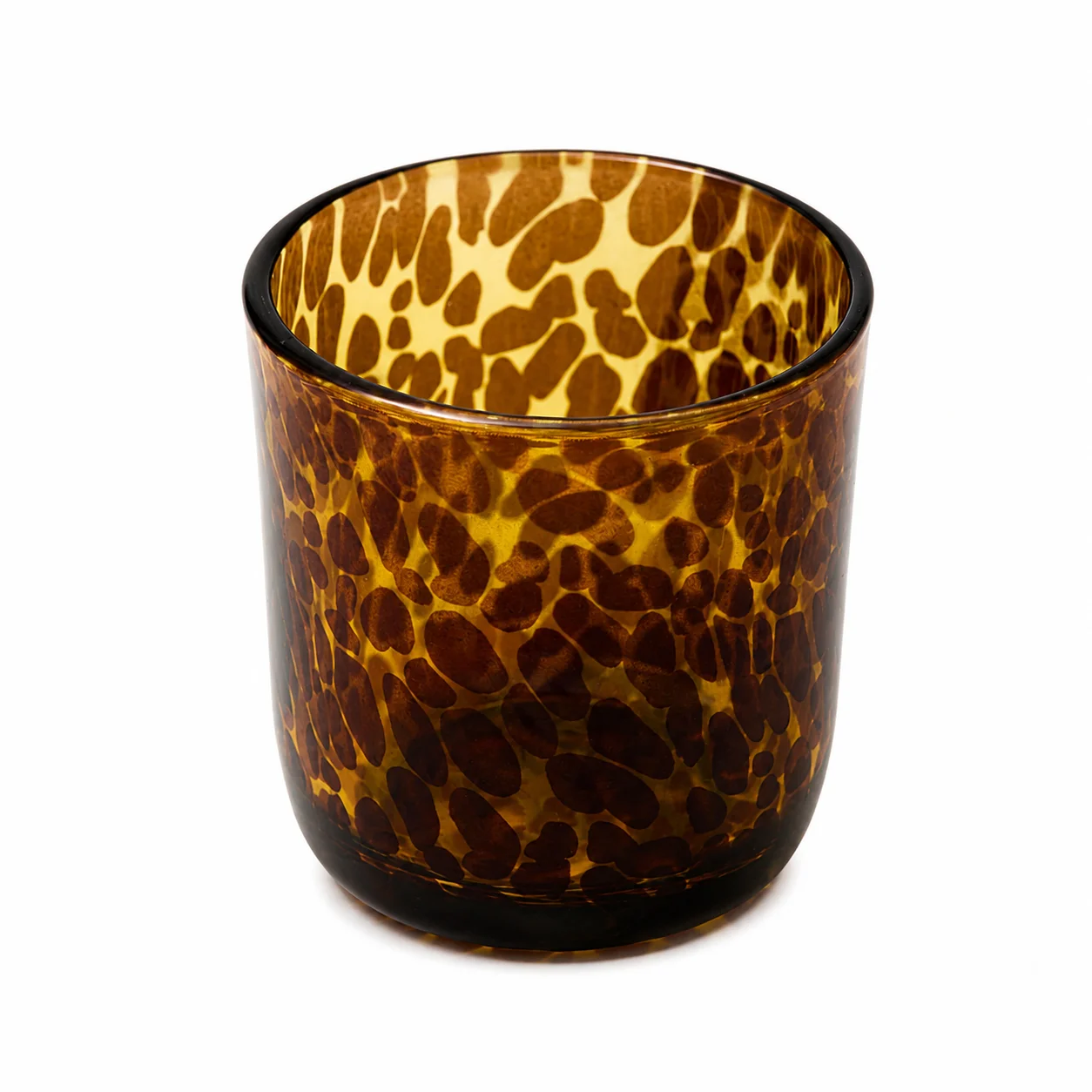 30cl Brown Tort Curved Candle Glass 30cl Brown Tort Curved Candle Glass