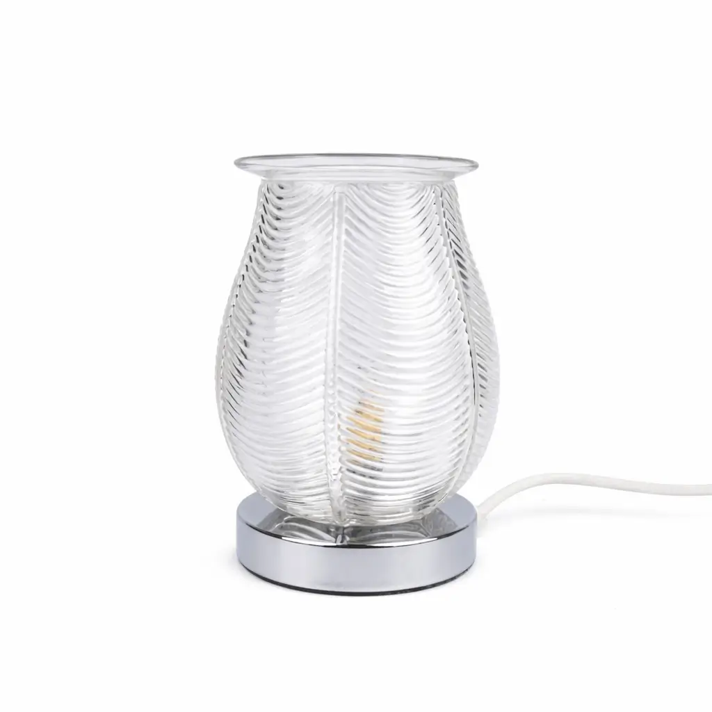 Wax Warmer Ribbed Glass - Clear Wax Warmer Ribbed Glass - Clear