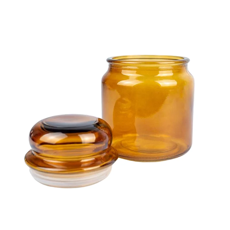 Traditional 60cl Glass Jar Amber Traditional 60cl Glass Jar Amber