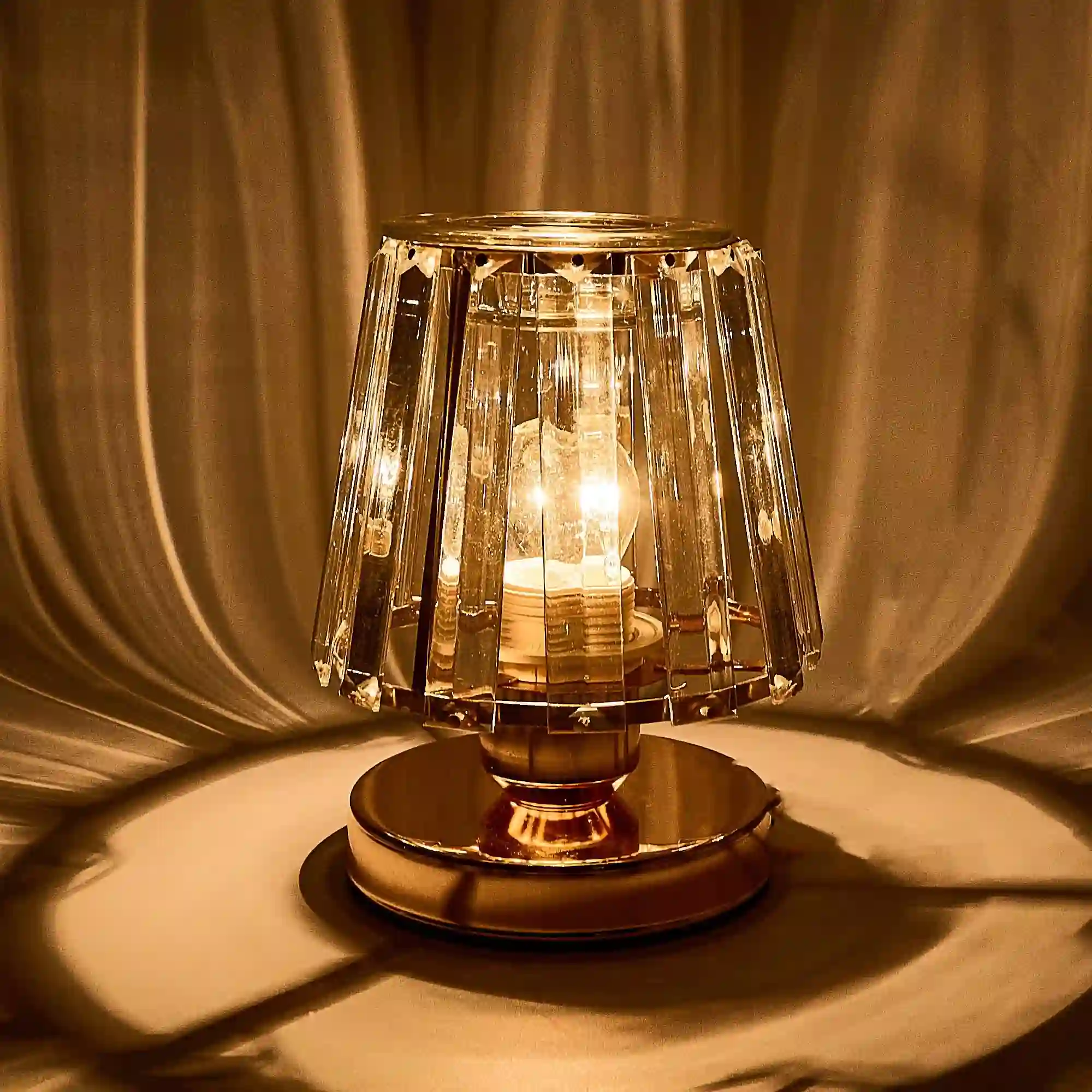 Wax Warmer A-Line Glass Lamp - Gold Wax Warmer A-Line Glass Lamp - Gold