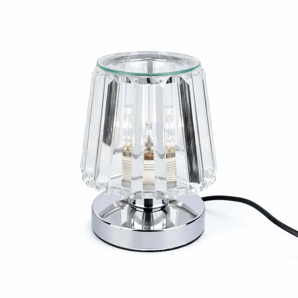 Wax Warmer A-Line Glass Lamp - Silver Wax Warmer A-Line Glass Lamp - Silver