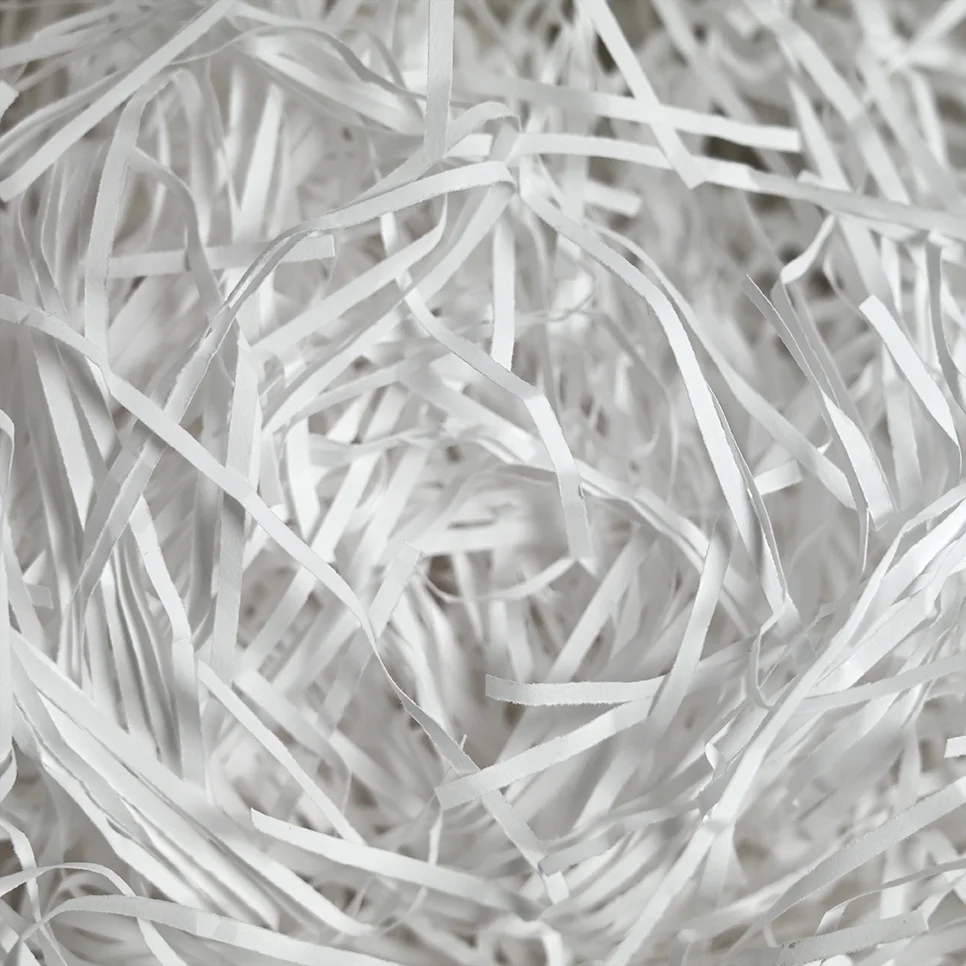 White Shredded Paper White Shredded Paper