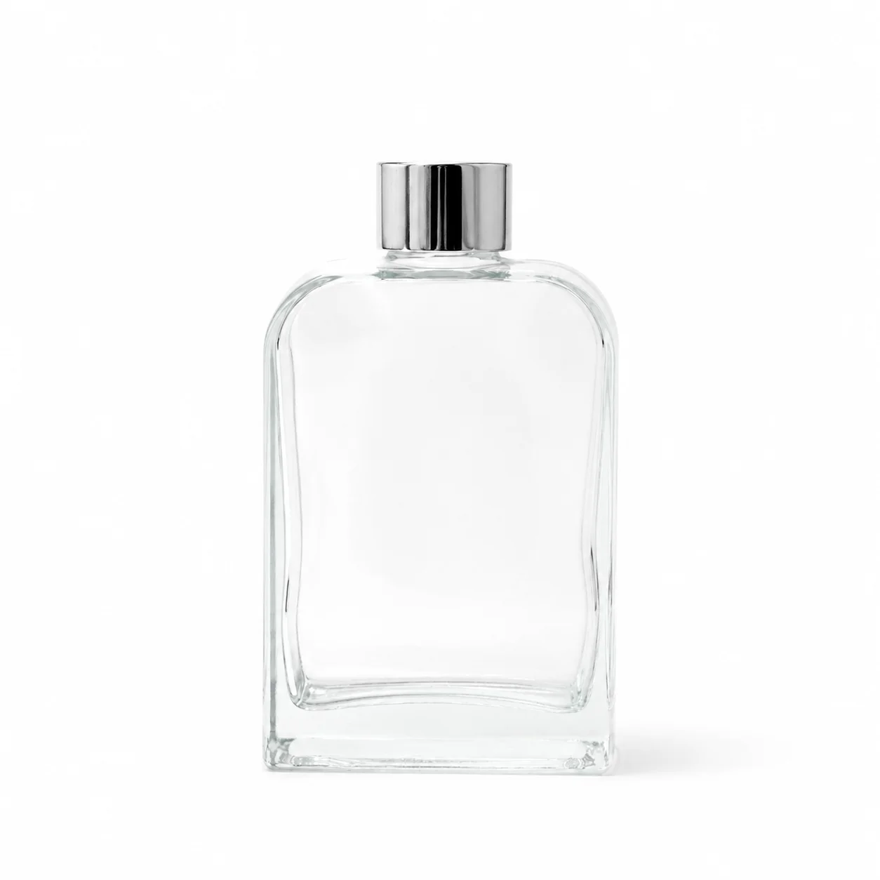 200ml Clear Tall Square Curved Diffuser Bottle 200ml Clear Tall Square Curved Diffuser Bottle