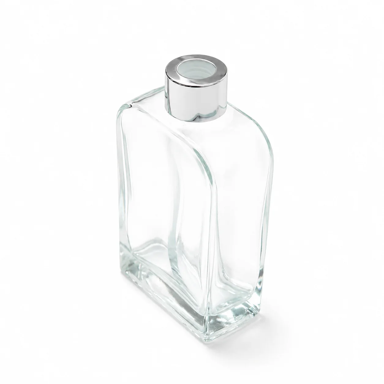 200ml Clear Tall Square Curved Diffuser Bottle 200ml Clear Tall Square Curved Diffuser Bottle